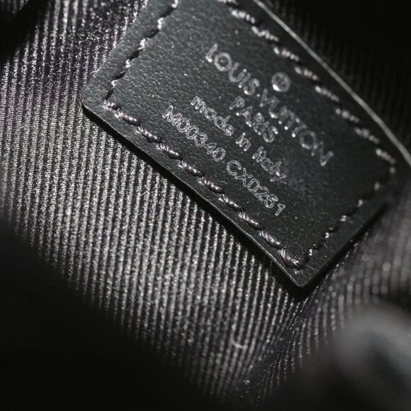 LOUIS VUITTON Monogram Eclipse Mini Steamer Pouch M00340 LV Auth 60001S - Picture 10 of 16